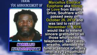 Marcellus Eustace Epiphane thank you