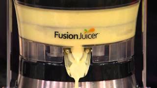 Fusion Juicer Whisper Quiet Stainless Steel Juicer with Fusion Booster with Carolyn Gracie