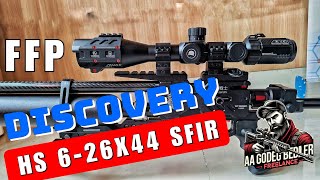 Discovery HS 6-24X44 SFIR Teleskop FFP nggak Mahal Tahan Badai