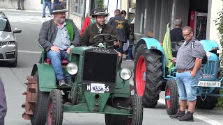 19. Oldtimer Traktor WM am Großglockner 16.09.2021 Ankunft und Anmeldung in Bruck / Österreich