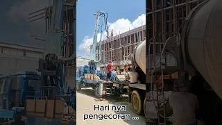 Dengan persiapan yang matang, waktu pengecoran beton ready mix menjadi lebih cepat #shorts