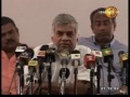 democracy can only be saved by taking to the streets says ranil wickremesinghe