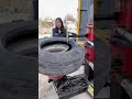 Truck Puncture Tire Replacement Outdoor Rescue!