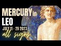 Mercury in Leo Square the Nodes 🔆 All Signs