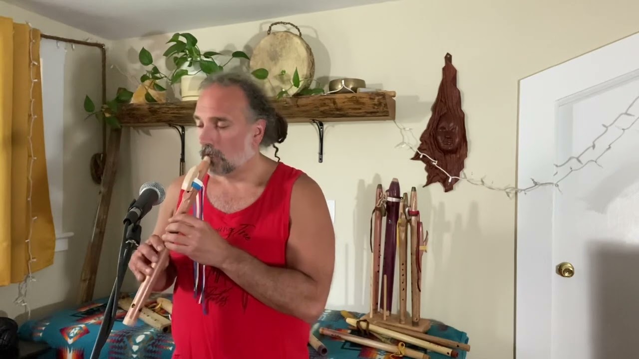 Low B, High B Native American Flute Duet - YouTube