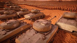 Can 100 WW2 US Tanks stop 1 Million Spartan Soldiers!? - Ultimate Epic Battle Simulator 2 UEBS 2