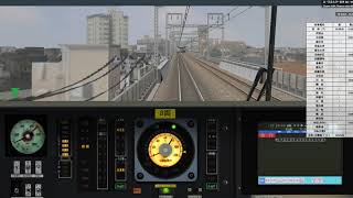 [BVE5][Trainsim5][1080p60fps]東京急行電鉄　東急東横線/みなとみらい線　23ゥ列車(東横急行　元町･中華街行)　渋谷_地上2番～自由が丘　東京メトロ7000系で運転