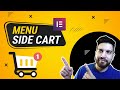 Elementor WooCommerce Menu Side Cart | Free