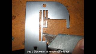 Overlocker Needle Plate Repair