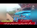 sanghar truck collides with pickup near tando adam aaj news