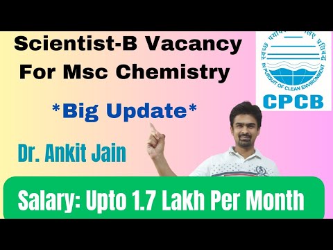 CPCB Scientist B Chemistry Vacancy Big Update | CPCB Scientist B ...