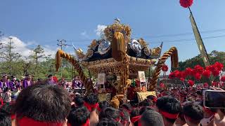 妻鹿屋台胴突き　灘のけんか祭り本宮