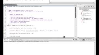 EXPLAIN STATIC BLOCK INITIALIZERS IN JAVA