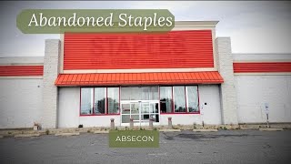 Abandoned Staples Retail Store: Abandoned, Roadside and Historic