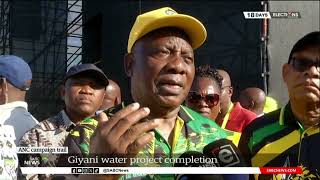 Elections 2024 | Ramaphosa on the Giyani Water project completion