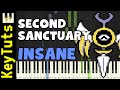 The Second Sanctuary [Deltarune Chapters 3+4] - Insane Mode [Piano Tutorial] (Synthesia)
