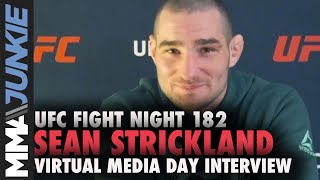 Sean Strickland carefree on 14-day UFC turnaround | UFC Fight Night 182 interview