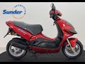 Suzuki Zillion 50 liquid cooled scooter bij Sunder Bromfietsen 90's klassiekers