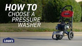 How To Choose a Pressure Washer