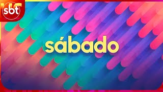 Chamada da Nova Programação de Sábado do SBT | A PARTIR DO DIA 16/03/2024