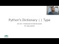 The Python Dictionary