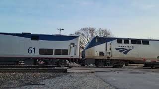 9 hours late Amtrak 5 at Pacific Junction, Iowa