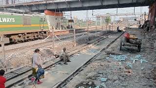 Govindpuri railway station subedarganj Shri man Vaishno Devi Katra announcement at Govindpuri