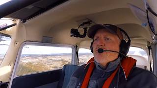 Beautiful fall flight in a Cessna 172 floatplane around the Avalon Peninsula in Newfoundland