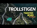 Trollstigen – POV Tenere XT660 motorcycle ride on the troll path in Norway