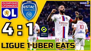 Lyon / Troyes 4-1 • Résumé Ligue 1 Uber Eats 2022 Highlights