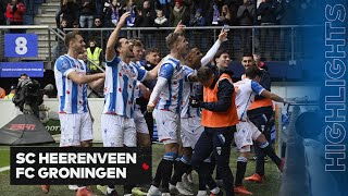 🧭 Het Noorden = 🔵⚪️❤️ | HIGHLIGHTS sc Heerenveen - FC Groningen