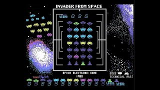 ■ぴゅう太 G-BASIC「EPOCH デジコムベーダー INVADER FROM SPACE」移植 TOMY TUTOR　エポック社