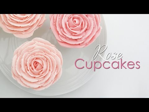 Rose Cupcake - Piping Technique Tutorial Rose Cupcake - Piping Technique Tutorial