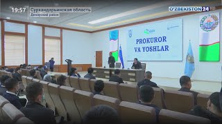 Встреча руководителя 2-го сектора с молодёжьюв Сурхандарье