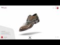 3d classic shoes configurator configuratore 3d scarpa classica fst studio