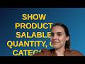 Magento: Show Product Salable Quantity, on Category view