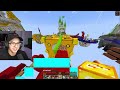 lucky block bedwars is insane in minecraft