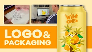 Designing a Beverage Brand | Logo and Packaging Design Process
