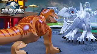 STAGE TERAKHIR PALING EPIC ADA TREX ALBINO! Lego Jurassic World GAMEPLAY #4