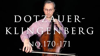 Dotzauer Klingenberg Cello Method Vol. 2 no. 170 - 171