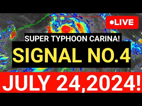 "BAGYO UPDATE" TYPHOON CARINANAGBAGO DIREKSYON PA LUZONJULY, 24,2024