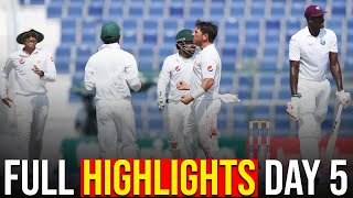 Full Highlights | Pakistan vs West Indies | 2nd Test Day 5 | PCB | M5C2K