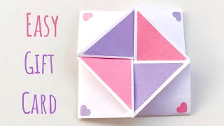 DIY Surprise Gift Card | Easy Cards to Surprise | Fun Paper Craft Ideas to Make