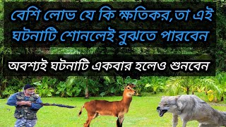 বেশি লোভ সবার জন্য যে কি ক্ষতিকর তা এই ঘটনাটি শোনলেই বুঝতে পারবেন,,শিক্ষনীয় একটি বাস্তব ঘটনা