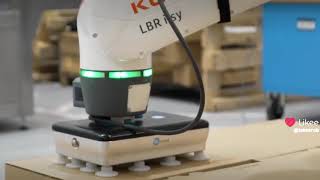 #Job to #Robot: Unleash Efficiency: KUKA's LBR iisy #Cobot Redefines Palletizing! 🤖✨#Robots