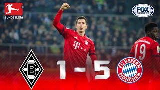 Borussia Mönchengladbach - Bayern Múnich [1-5] | GOLES | Jornada 24 | Bundesliga