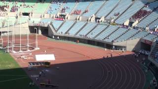 2015年　日本インカレ　女子4X400R　予選2組