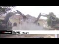 italian interior minister salvini launches destruction of mafia villa