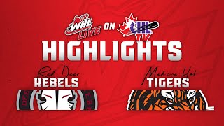 Red Deer Rebels at Medicine Hat Tigers 1/10 | WHL Highlights 2024-25