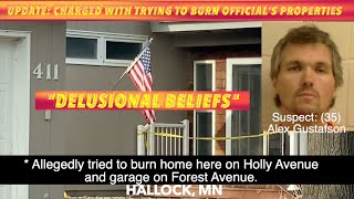 UPDATE: Hallock Man Charged In Arson Cases, "Delusional Beliefs"